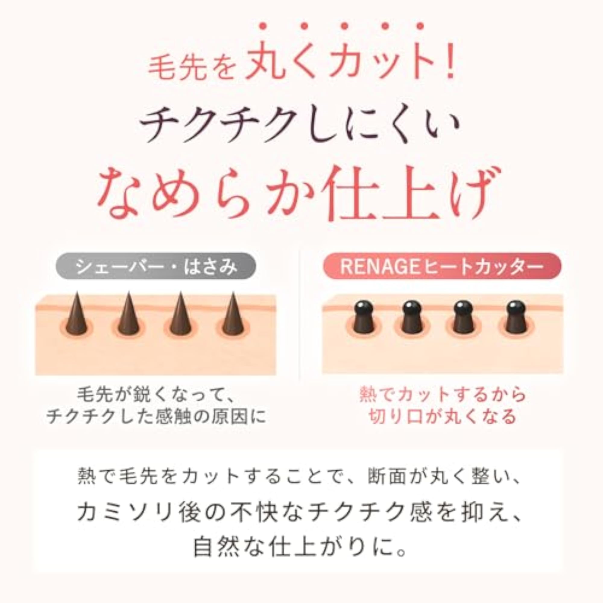 Vio Women's Heat Cutter Hair Treatment Shaver